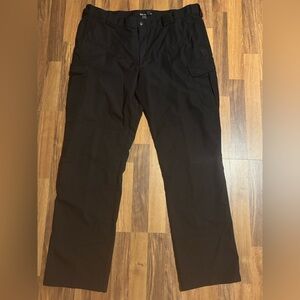 5.11 Tactical Pants Ripstop Carpenter Utility Black Mens 40x34